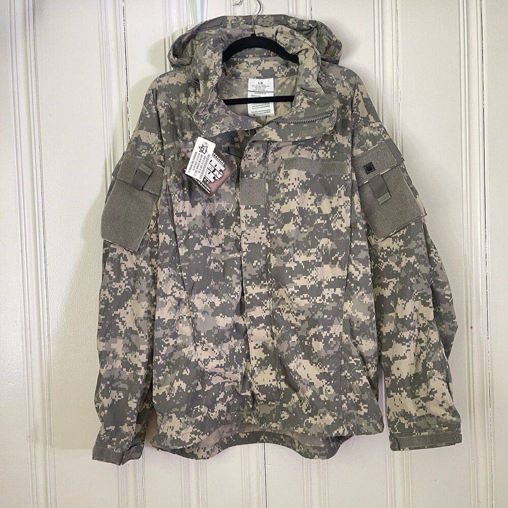 Genuine US Army ECWCS Gen III Level 5 Soft Shell Cold Weather Jacket Sz L Reg